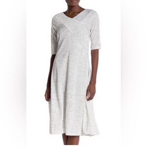 Rabbit Rabbit Rabbit. Cream-light blue Midi Dress. Size 6